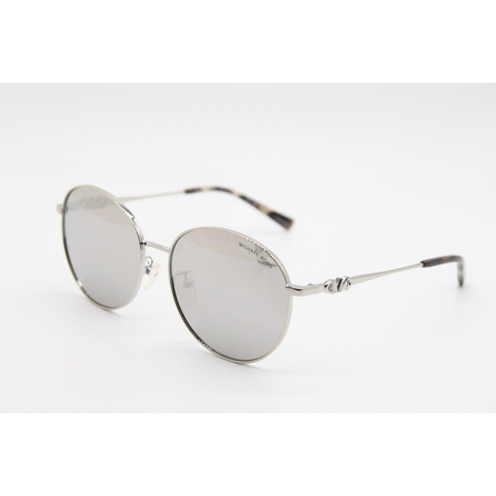 NEW MICHAEL KORS MK 1119 ALPINE 11536G SILVER AUTHENTIC SUNGLASSES 57-16